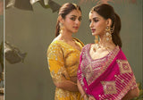 Pink Hot Kasva Silk Saree Collection with Gota Patti Work