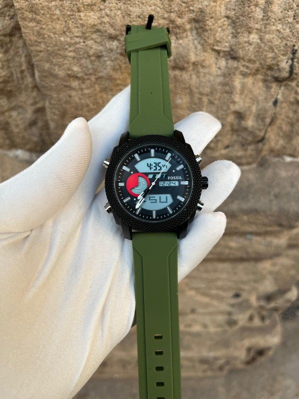 Branded Green Men's Watch