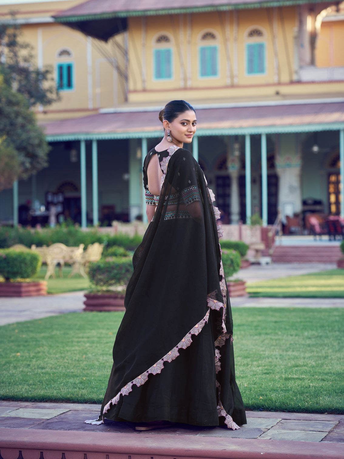 Festival wear georgette lehenga choli