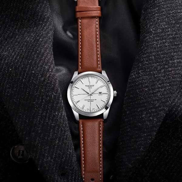 Brown Strap Excluve Tissot Watch for Men