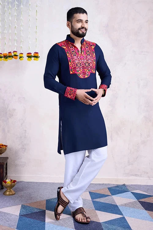 Celebrate Navratri Men's Garba New Look Kurta Style