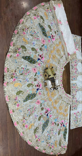 Organza Lehenga with Heavy Cut Work