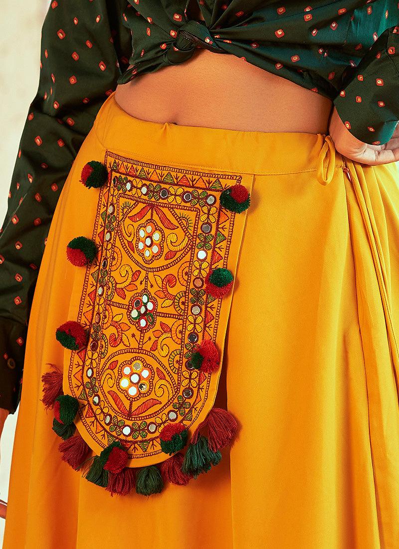 Cuff Sleeves Chaniya Choli For Navratri