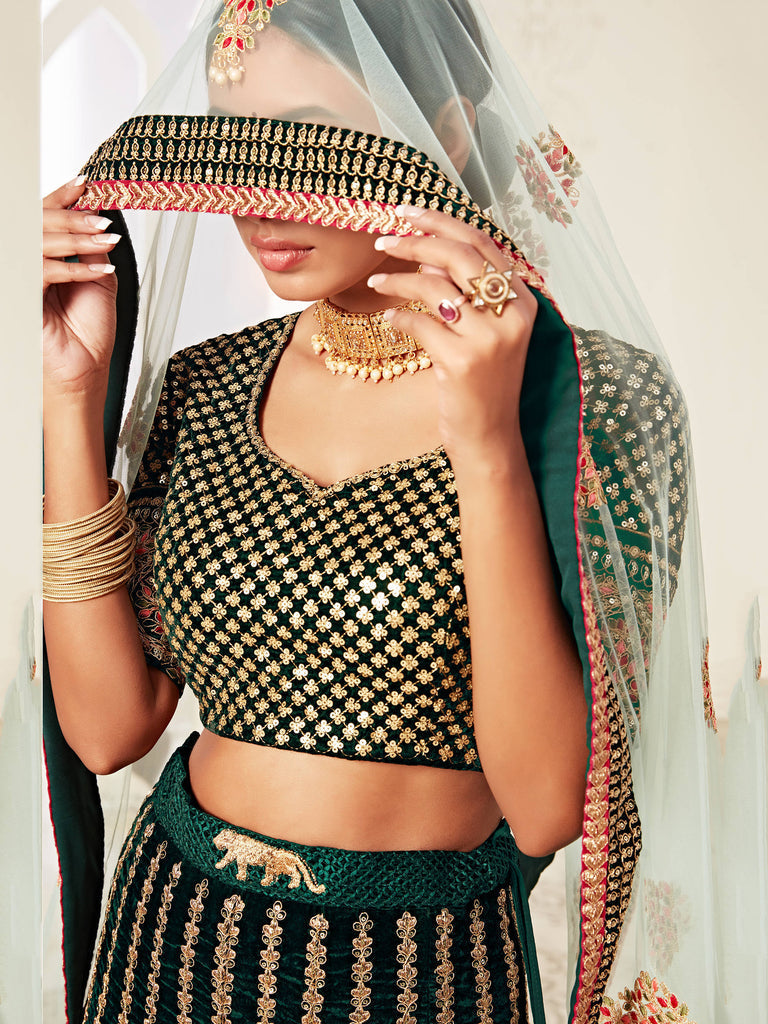 Designer wedding lehenga for bride