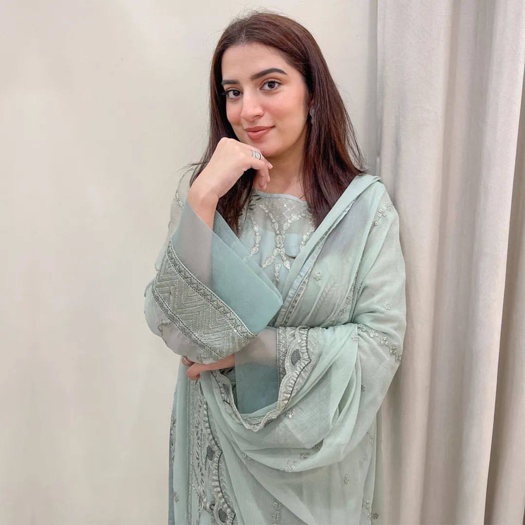 Dusty Blue Premium Designer Readymade Top, Bottom & Dupatta Set – Party Wear Collection