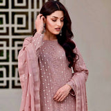 Dusty Pink Premium Designer Readymade Top Plazzo Collection