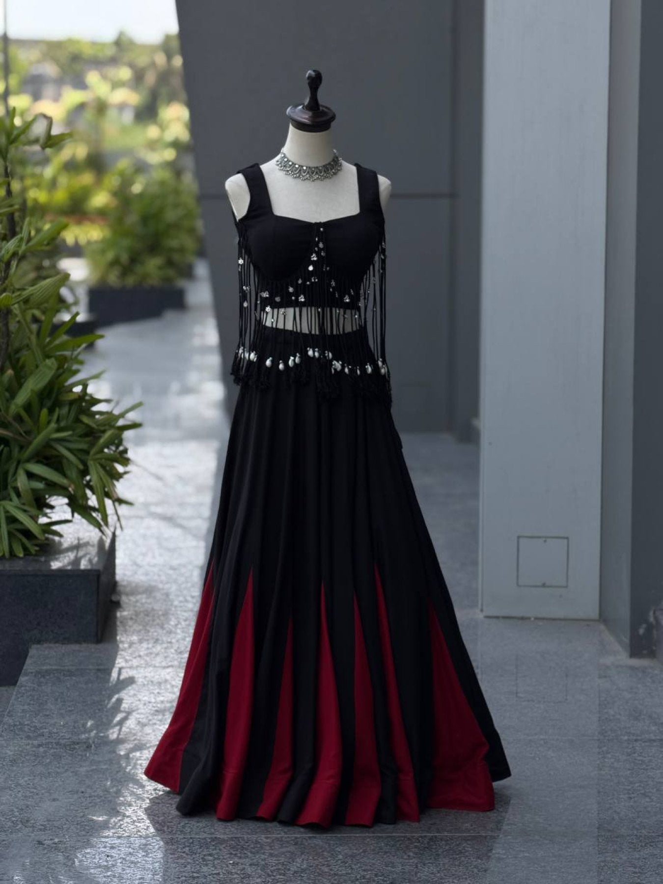 friendly Cotton Lehenga Choli with 8 Meter Flared Lehenga and Dori Blouse