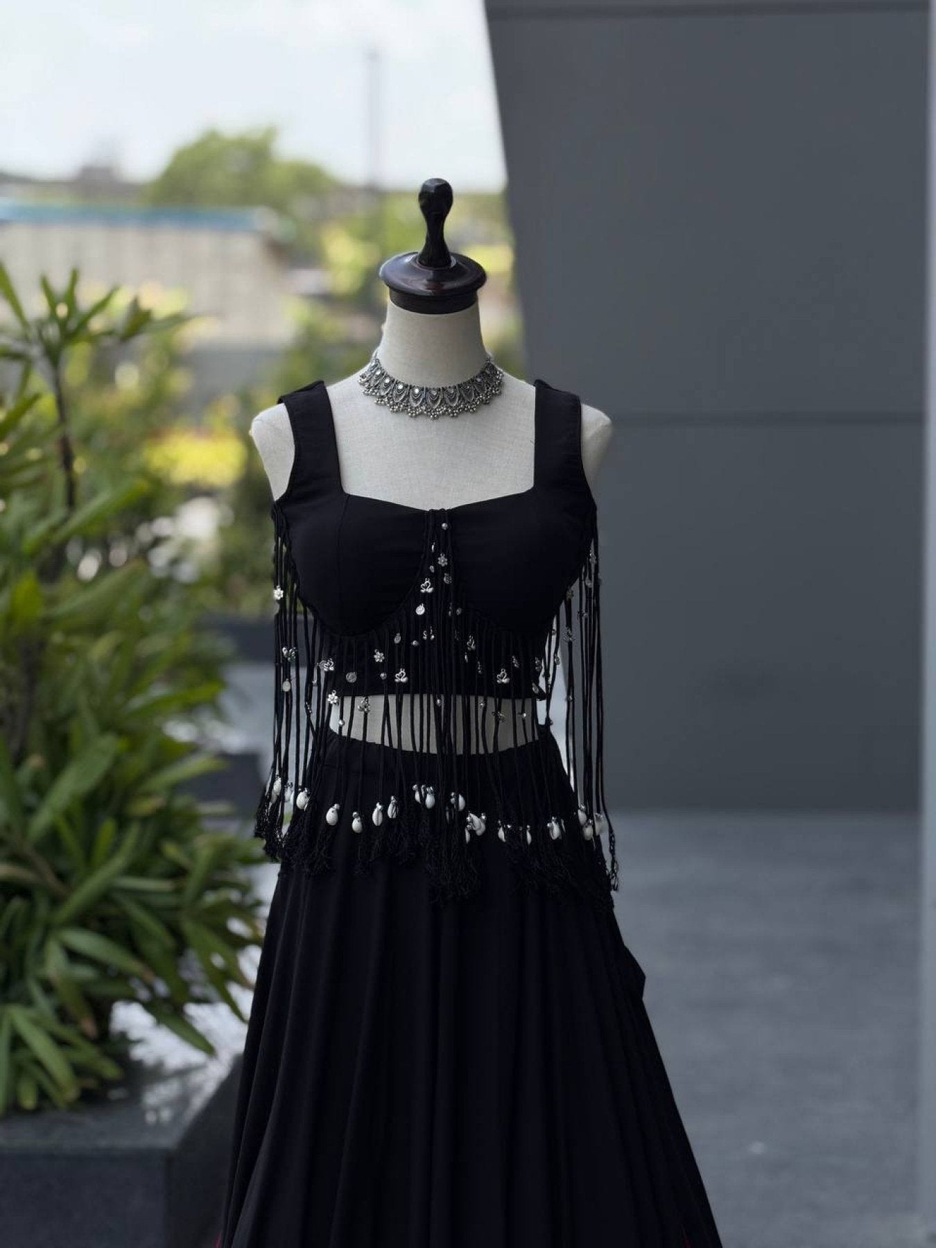 friendly Cotton Lehenga Choli with 8 Meter Flared Lehenga and Dori Blouse