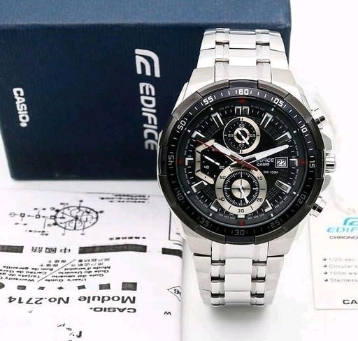 Casi o Edifice Efr539 Silver/ Black