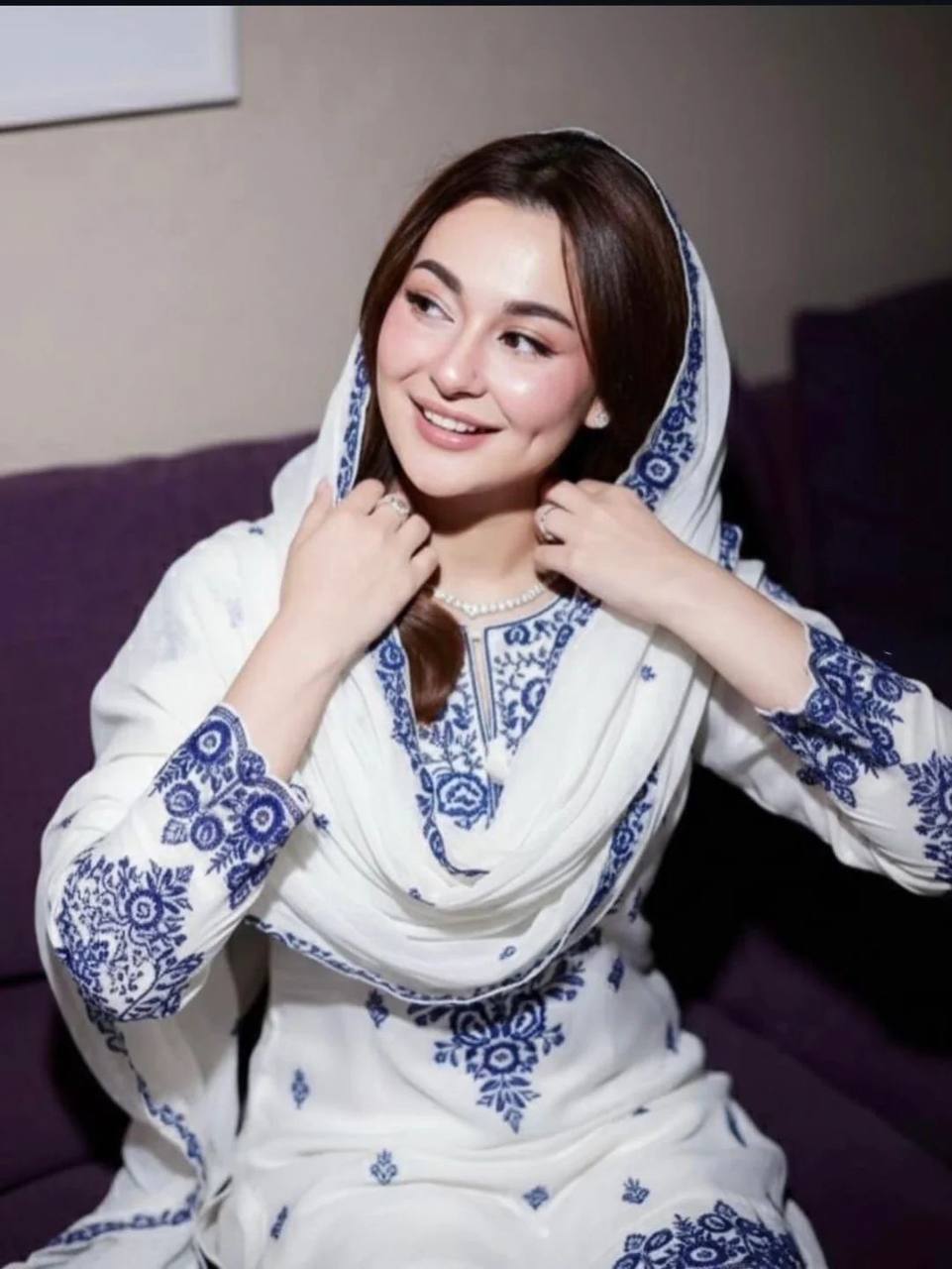 Embroidered Rayon Kurti Palazzo Set