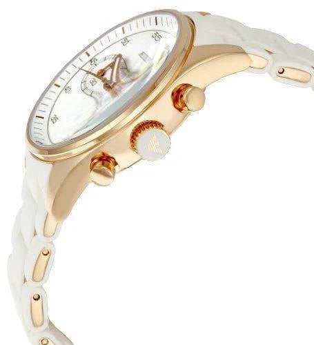 Emporio Armani White Men's Watch | Premium Luxury Timepiece | Steel Bracelet | 7AA