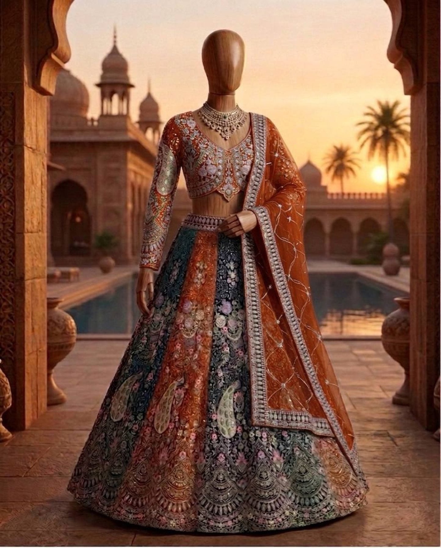 Soft Butterfly Net Lehenga Choli with Heavy Sequins Embroidery