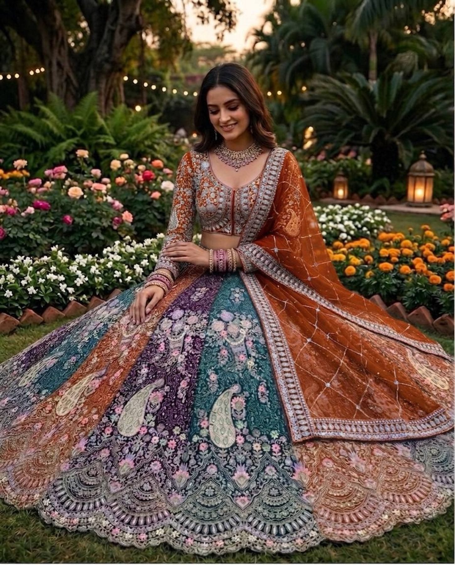 Soft Butterfly Net Lehenga Choli with Heavy Sequins Embroidery