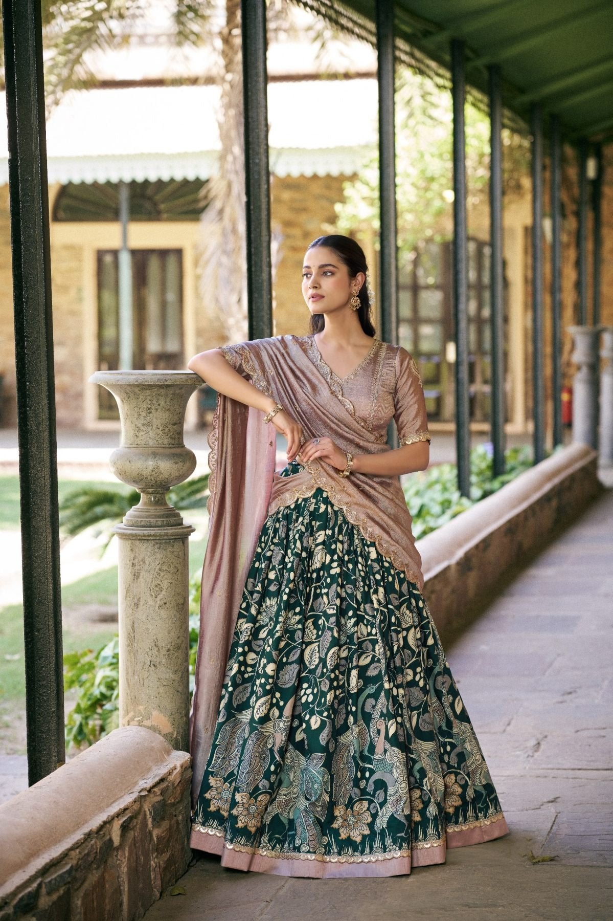 Tasar Silk Lehenga Choli Set
