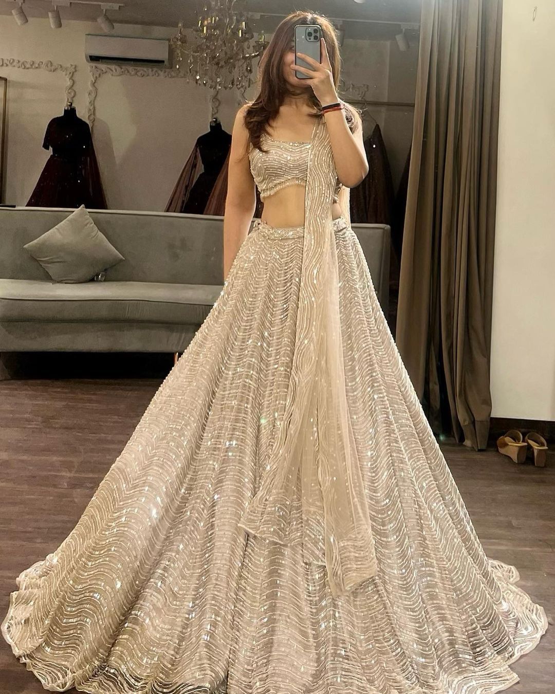 Exude Elegance in Exclusive White Net Lehenga Choli - Wedding Wear Brilliance