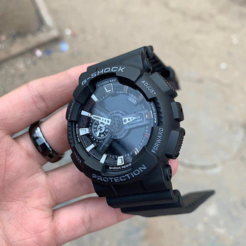 Casio G-Shock Black Dial Mudmaster Analog-Digital Men'sSports watch GA-110-1BDR