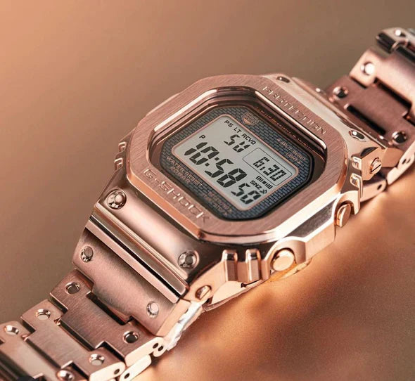 Casio G-Shock Digital Rose Gold Metal Belt Men's Watch