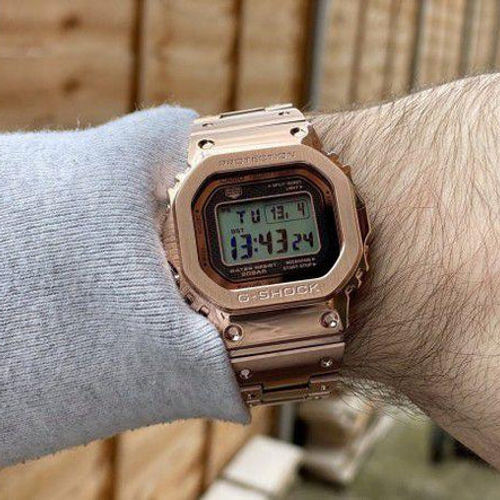 Casio G-Shock Digital Rose Gold Metal Belt Men's Watch