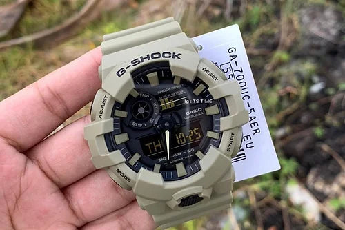 Casio G-Shock Mudmaster Analog Digital Creem Belt Men's Watch