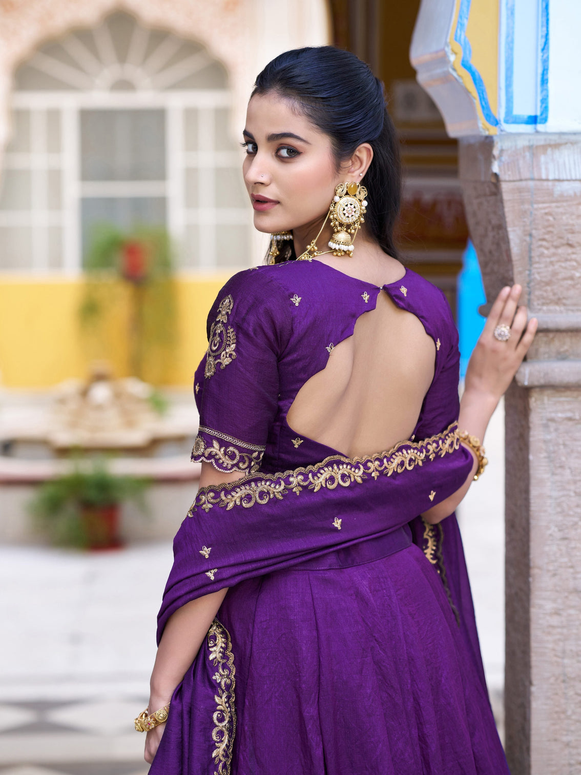Wedding wear silk lehenga choli