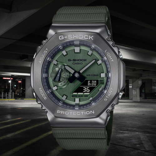 Branded G-Shock Round Green Watches G1160