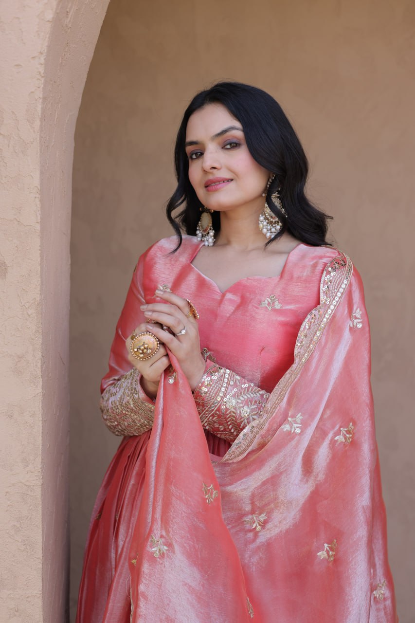 Gajari Fendi Luxury Silk Gown