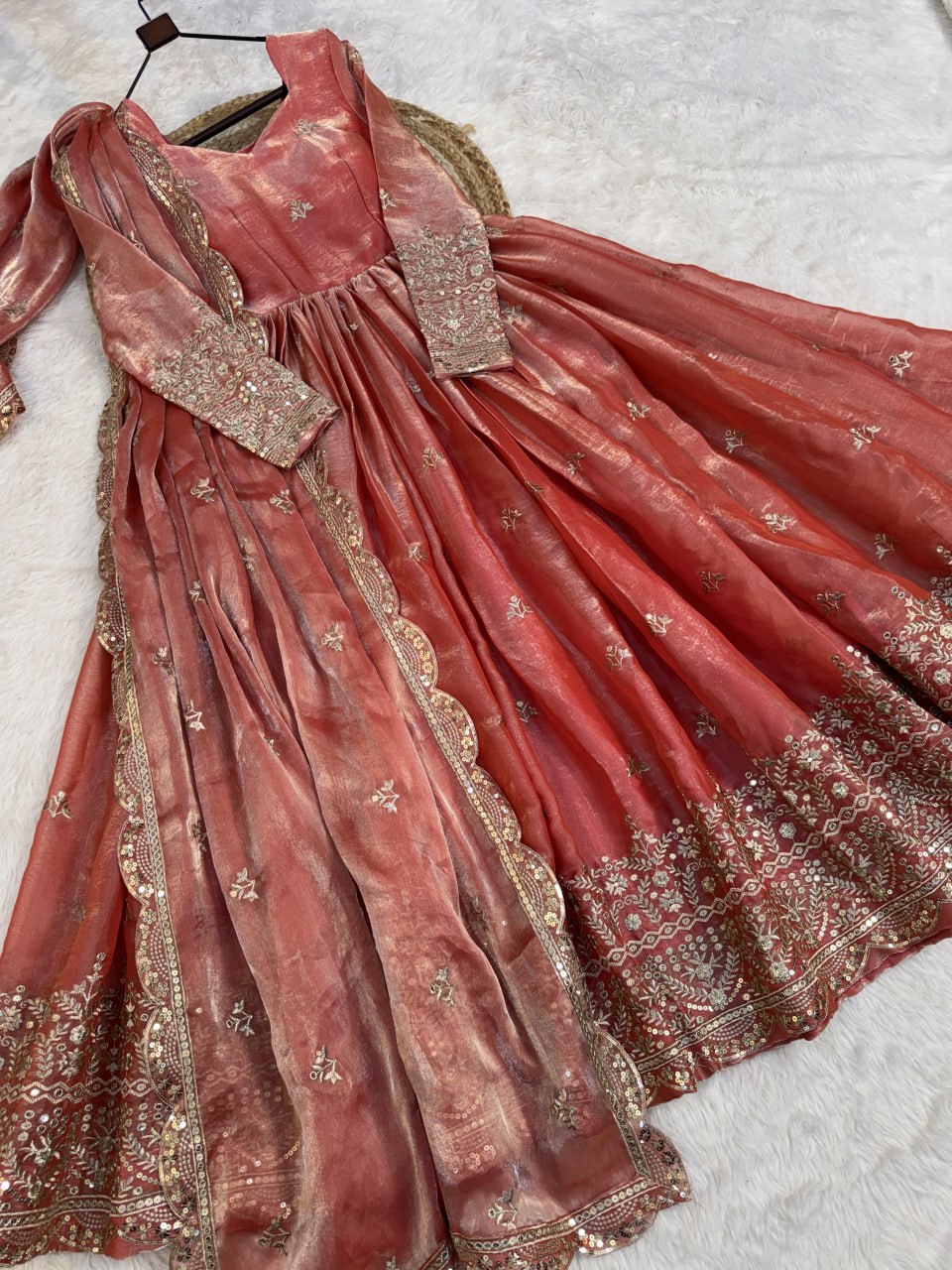 Gajari Fendi Luxury Silk Gown