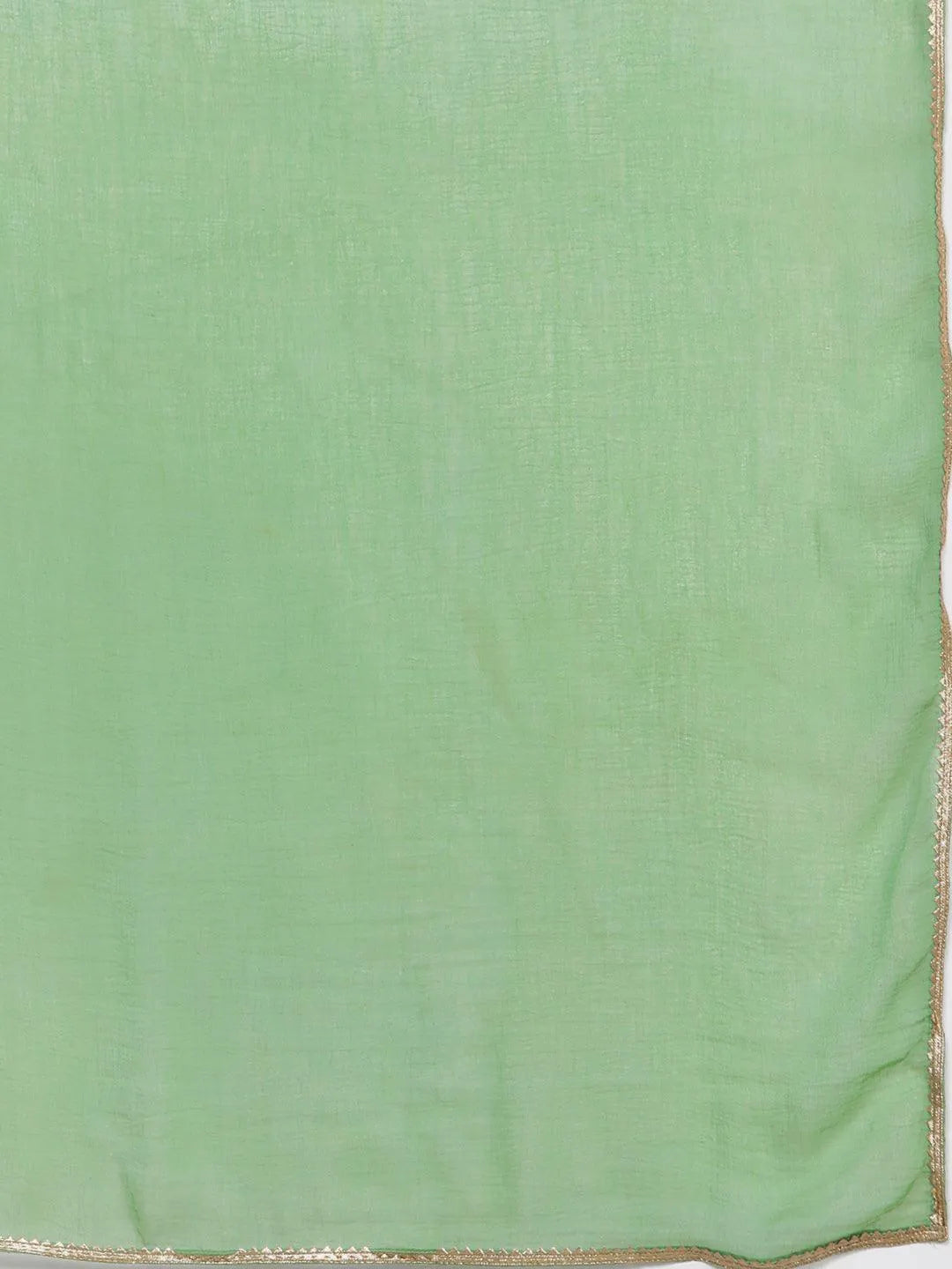 Mameraa Green Embroidered Georgette Straight Suit With Dupatta