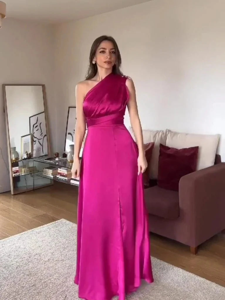 Hot Pink Party Wear Gown – Glamorous Style for Special Occasions