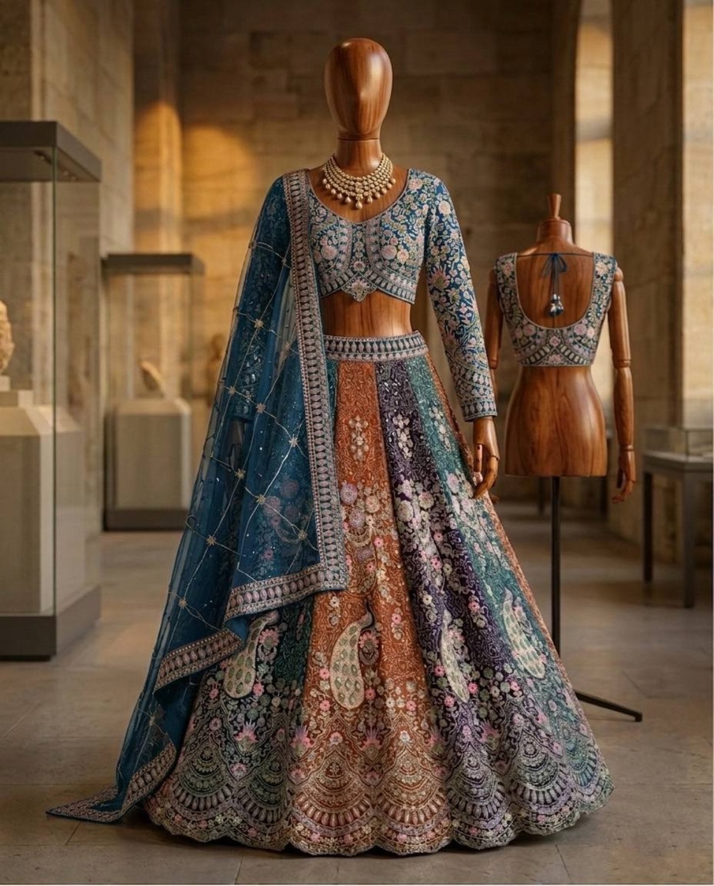 Soft Butterfly Net Lehenga Choli with Heavy Sequins Embroidery