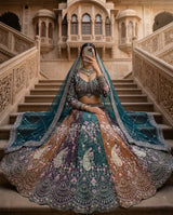 Soft Butterfly Net Lehenga Choli with Heavy Sequins Embroidery