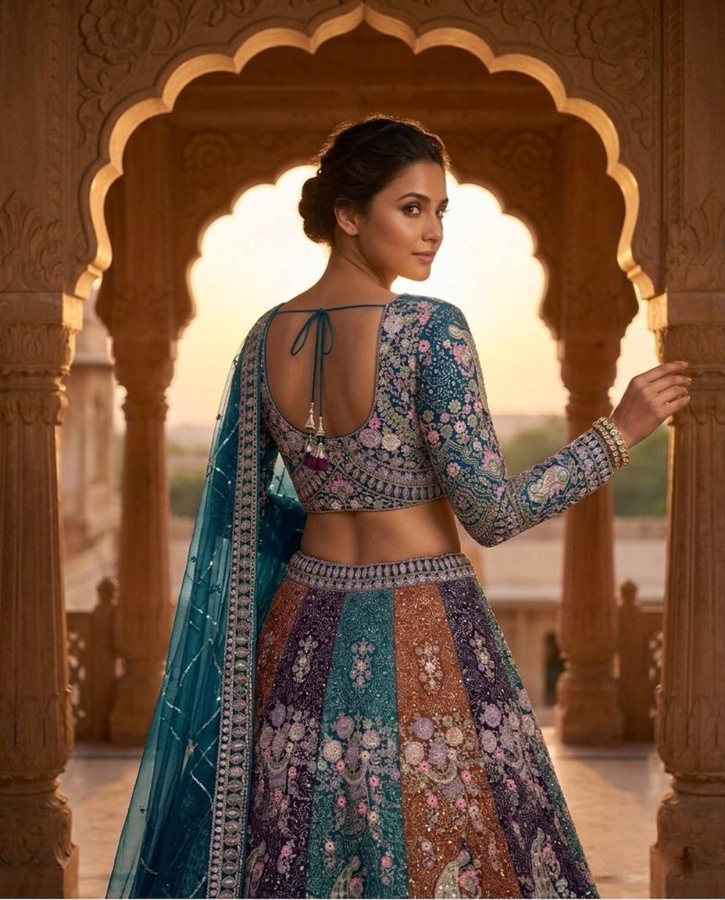 Soft Butterfly Net Lehenga Choli with Heavy Sequins Embroidery