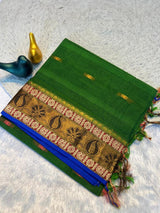 Lightweight 100% Pure Cotton Silk Soft Saree For Traditional Wear
