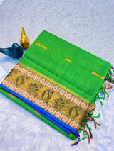 Lightweight 100% Pure Cotton Silk Soft Saree For Traditional Wear
