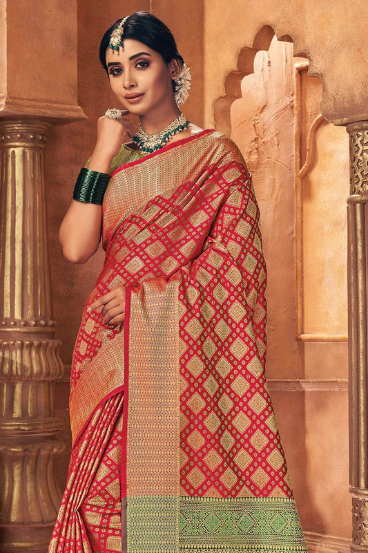 Red Patola Saree