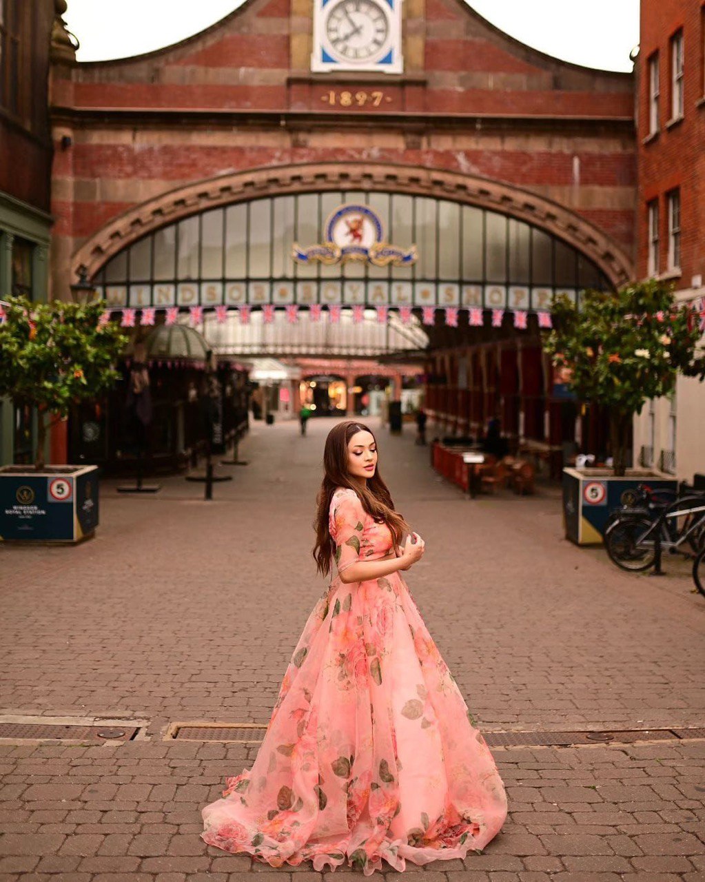 Peach Experience Timeless Elegance with Our Exclusive Floral Lehenga Design