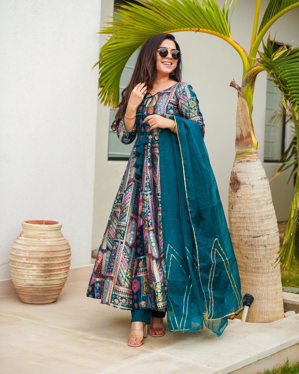 Multicolour Experience Unmatched Elegance with Our Exclusive Anarkali Gown Design