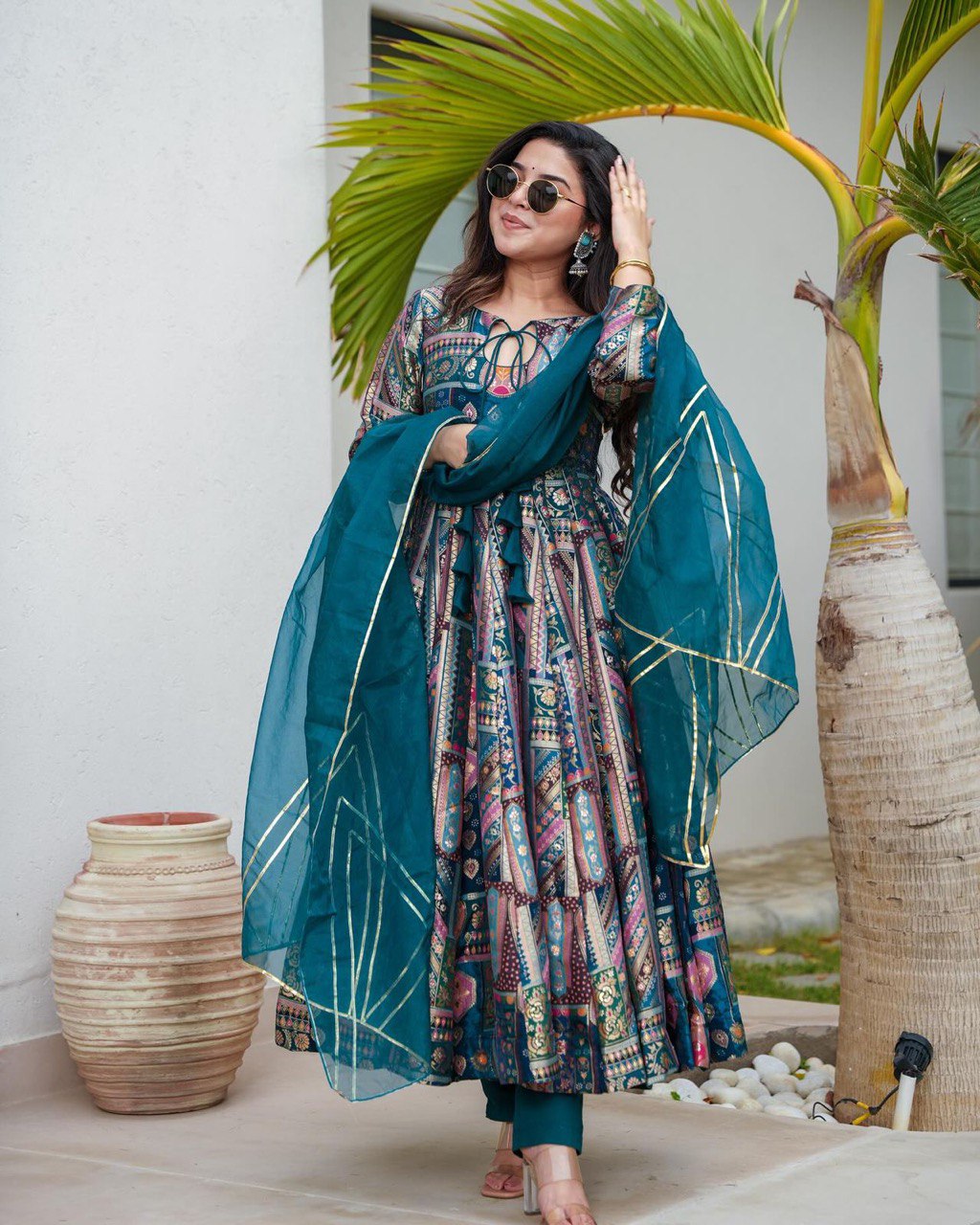 Multicolour Experience Unmatched Elegance with Our Exclusive Anarkali Gown Design