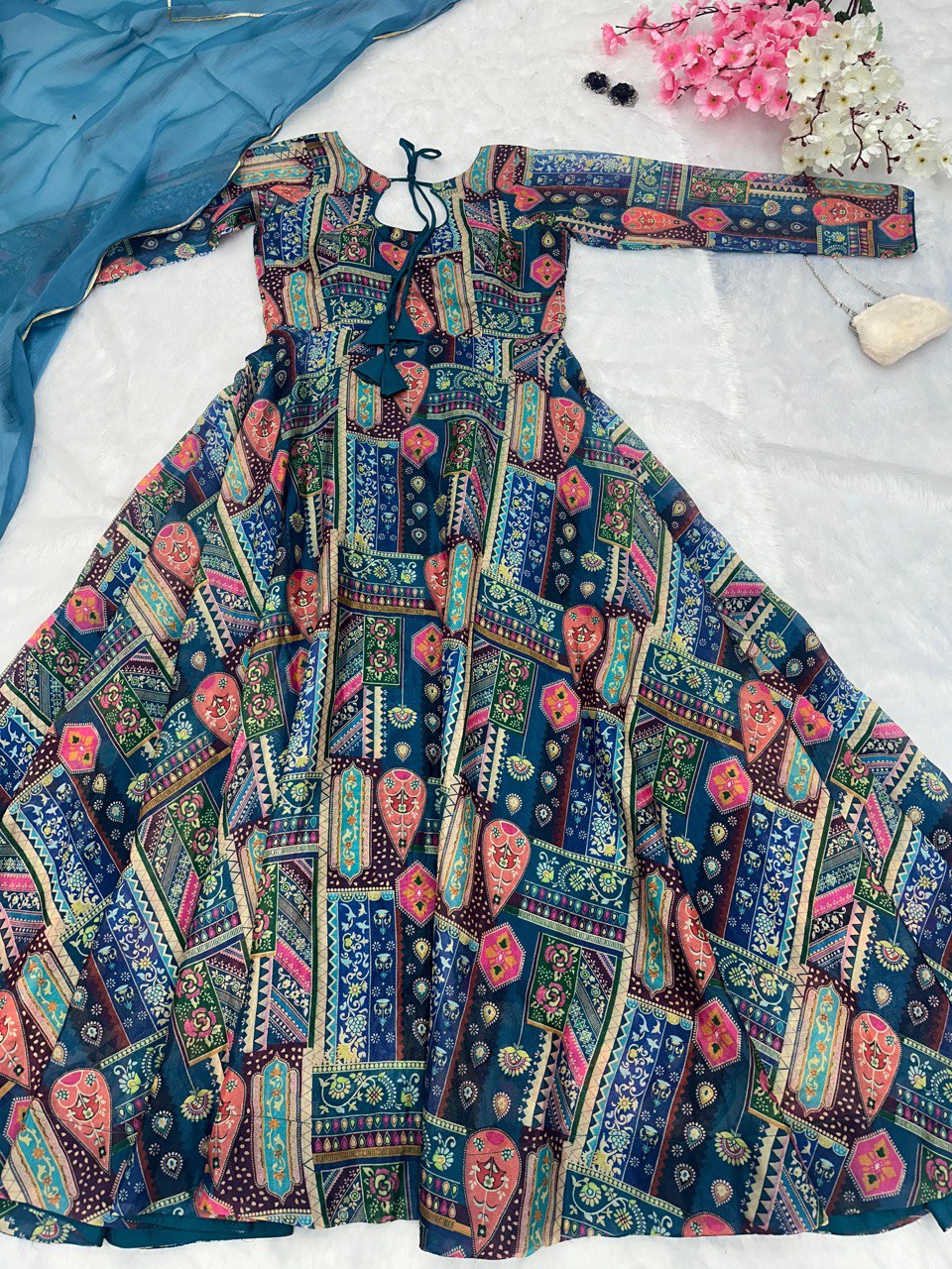 Multicolour Experience Unmatched Elegance with Our Exclusive Anarkali Gown Design