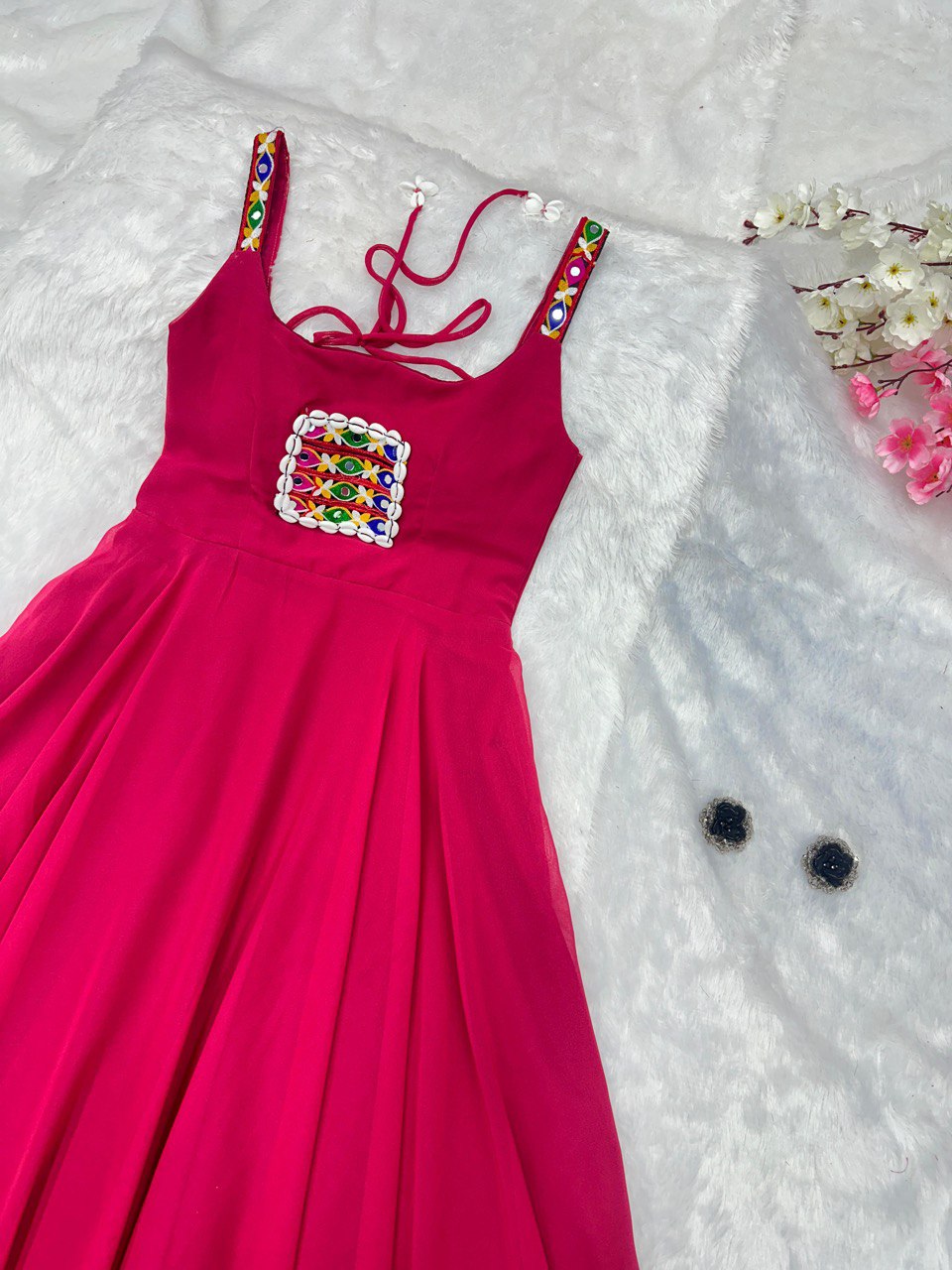 Pink Celebrate Navratri in Style with Our Exclusive Anarkali Gown