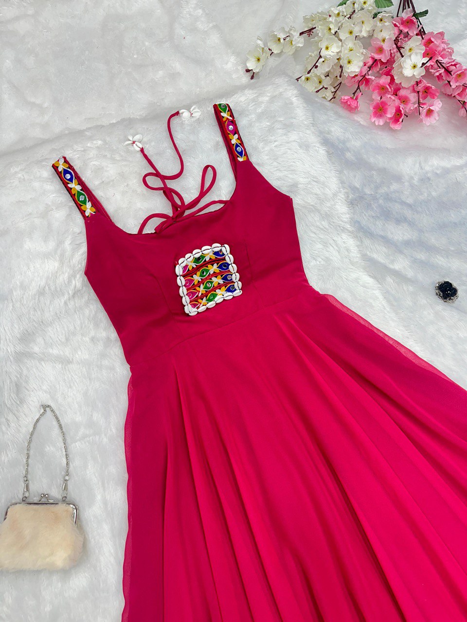 Pink Celebrate Navratri in Style with Our Exclusive Anarkali Gown