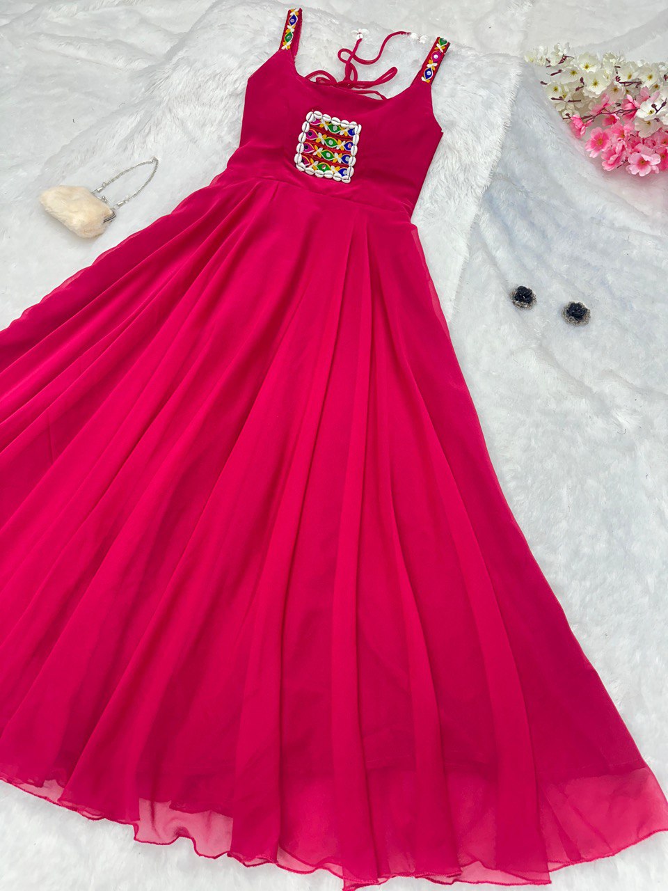 Pink Celebrate Navratri in Style with Our Exclusive Anarkali Gown
