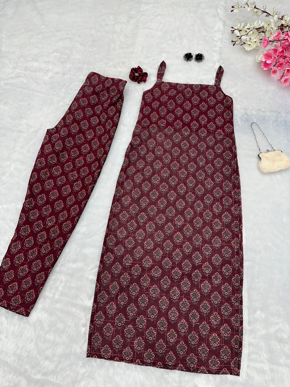 Wine Embrace Effortless Elegance with Our Exclusive Casual Suit Design