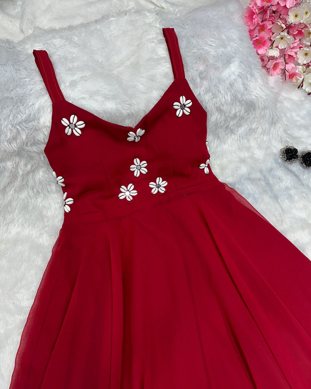 Red Celebrate Navratri in Style with Our Exclusive Anarkali Gown
