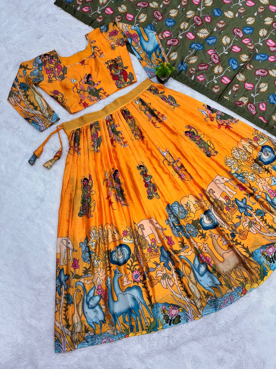 Heritage reimagined kalamkari lehengas with a modern twist
