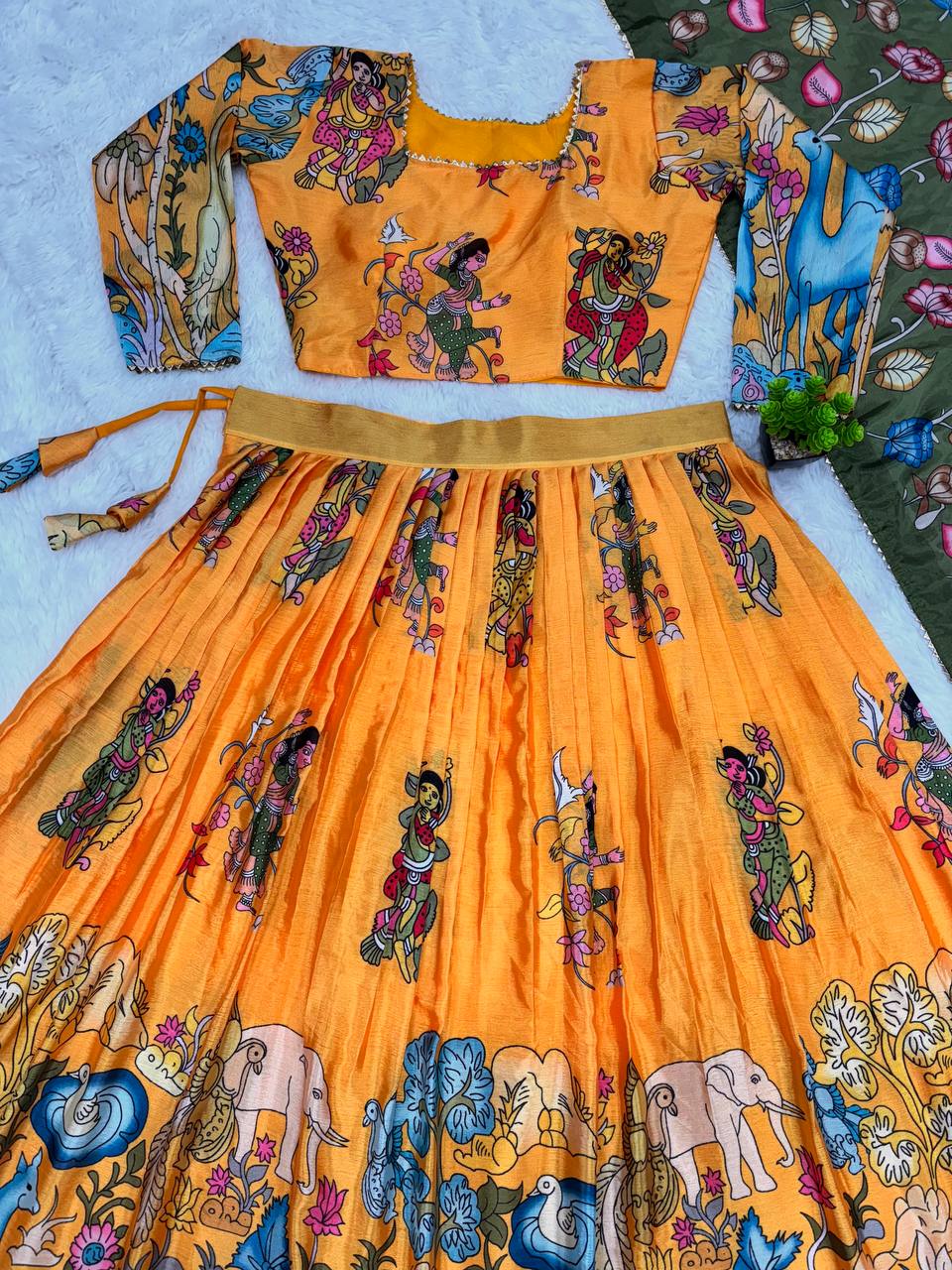Heritage reimagined kalamkari lehengas with a modern twist