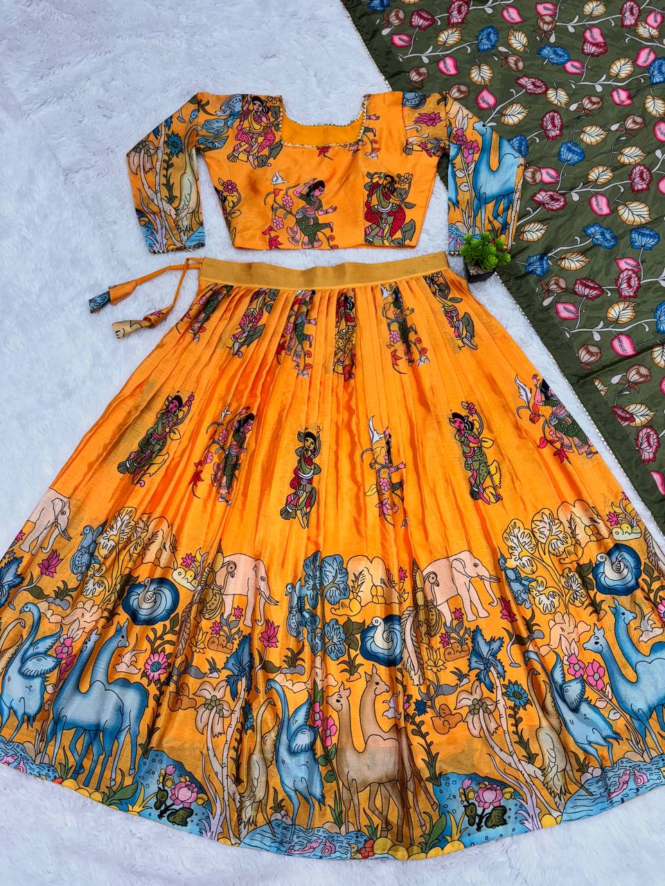 Heritage reimagined kalamkari lehengas with a modern twist
