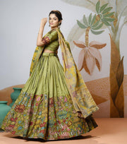 Artful grace kalamkari lehengas for the modern bride mameraa