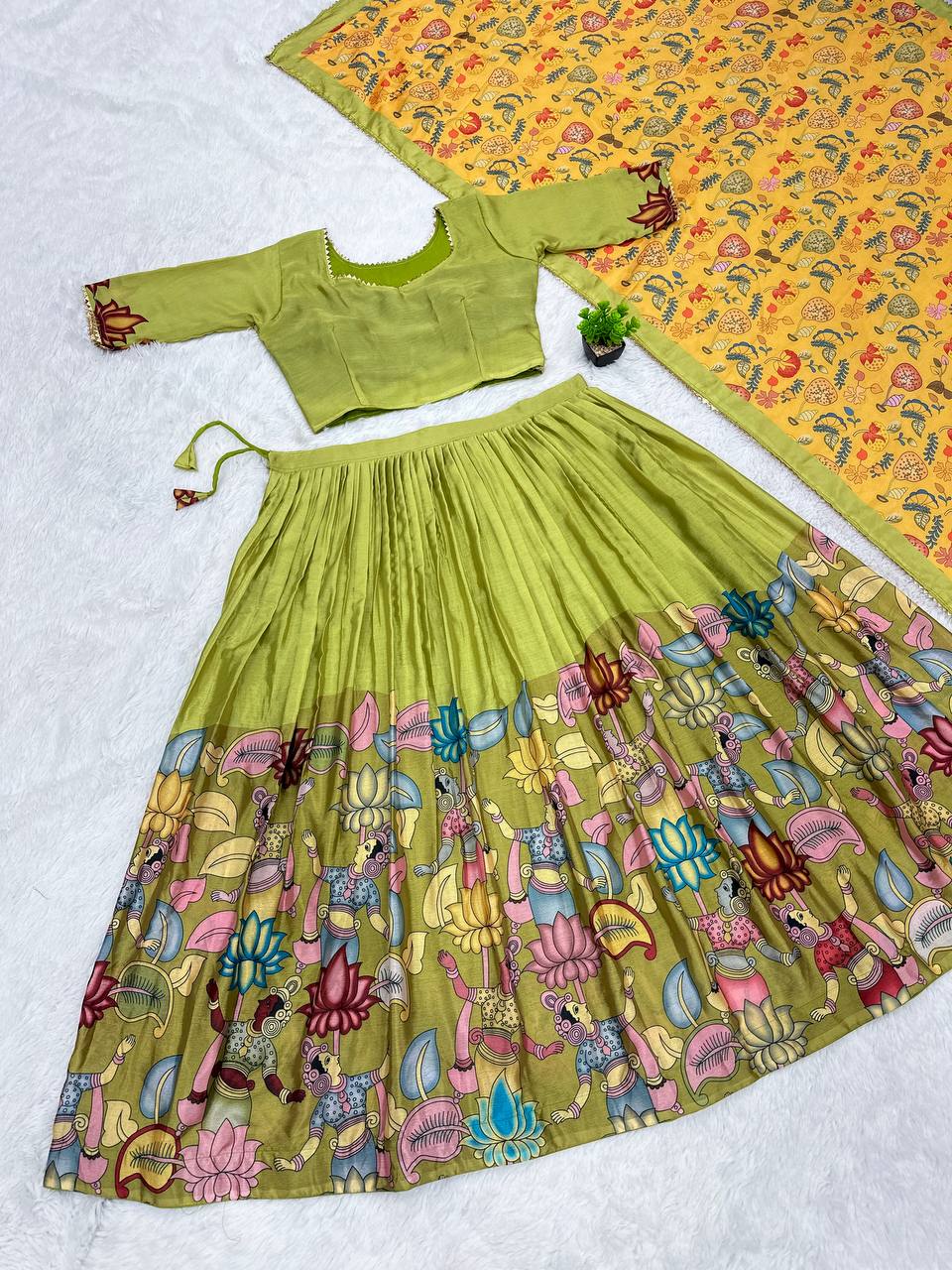Artful grace kalamkari lehengas for the modern bride