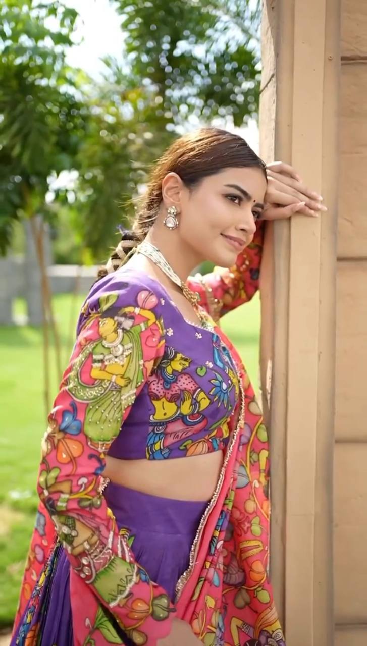 Floral fantasy kalamkari lehengas for a majestic look